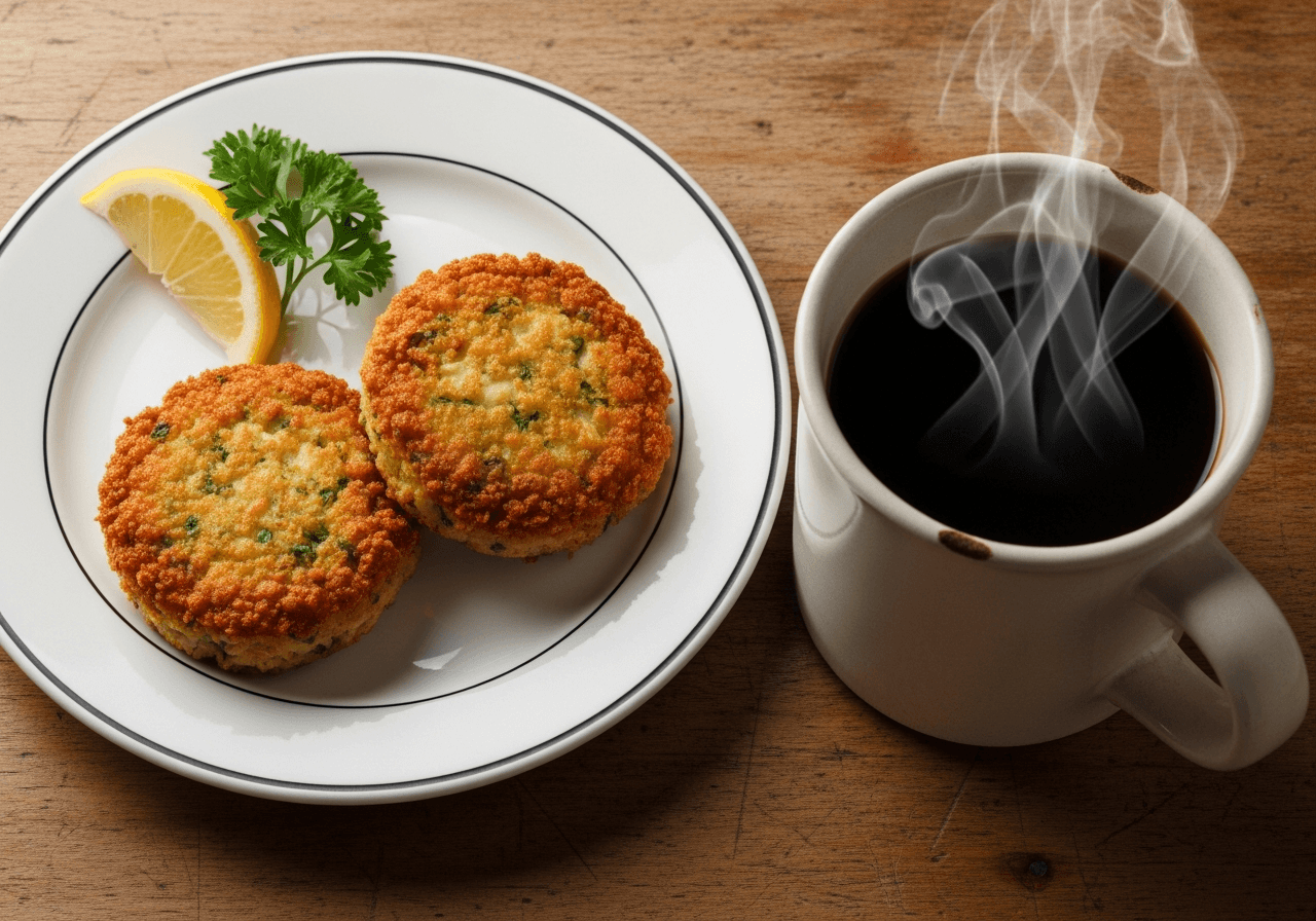 Crab Cakes & Coffee